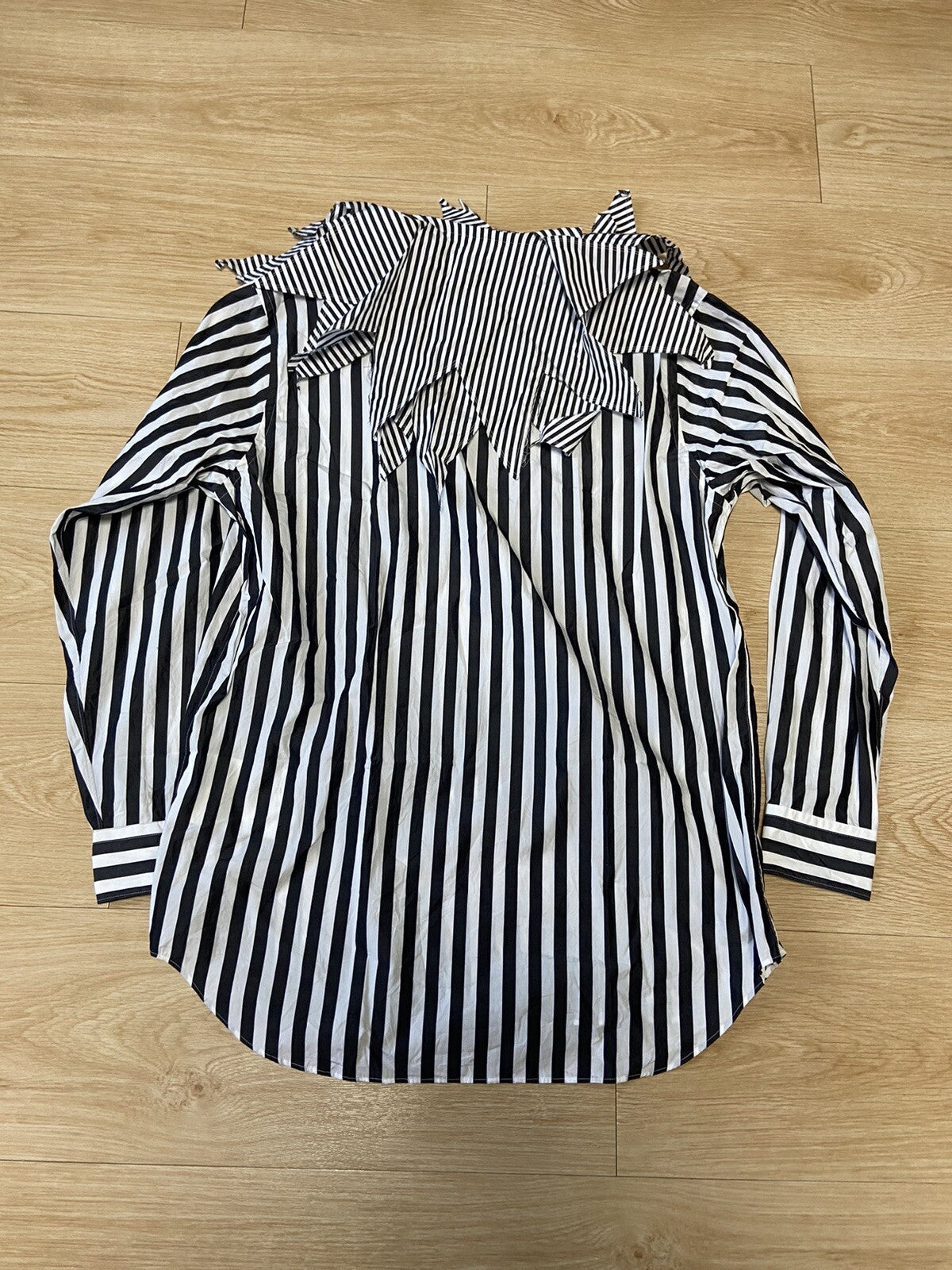 XS Comme Des garcons homme plus clown collar shirt