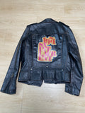 46 Saint Laurent 1971 printing L01 rider leather jacket