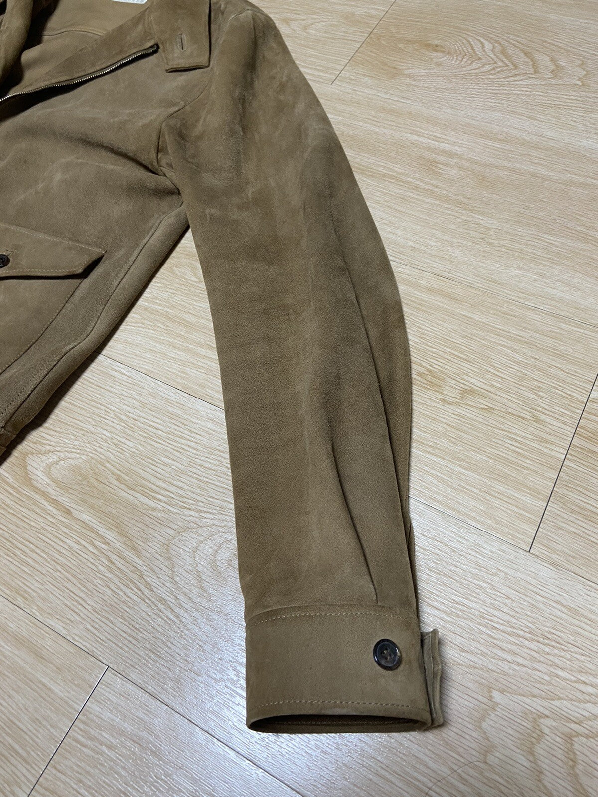 54 Saint Laurent ss14 14ss aviator suede leather jacket