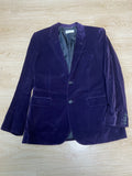50 Saint Laurent ss15 purple velvet blazer suit