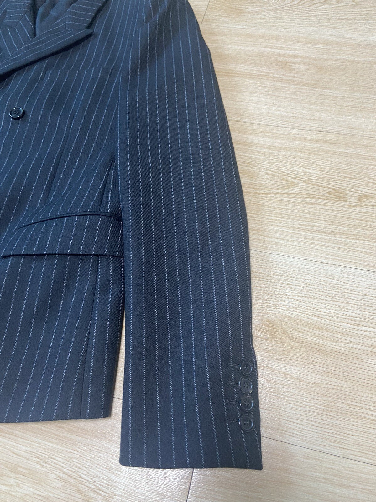 48 Saint Laurent FW19 Pin striped blazer suit jacket