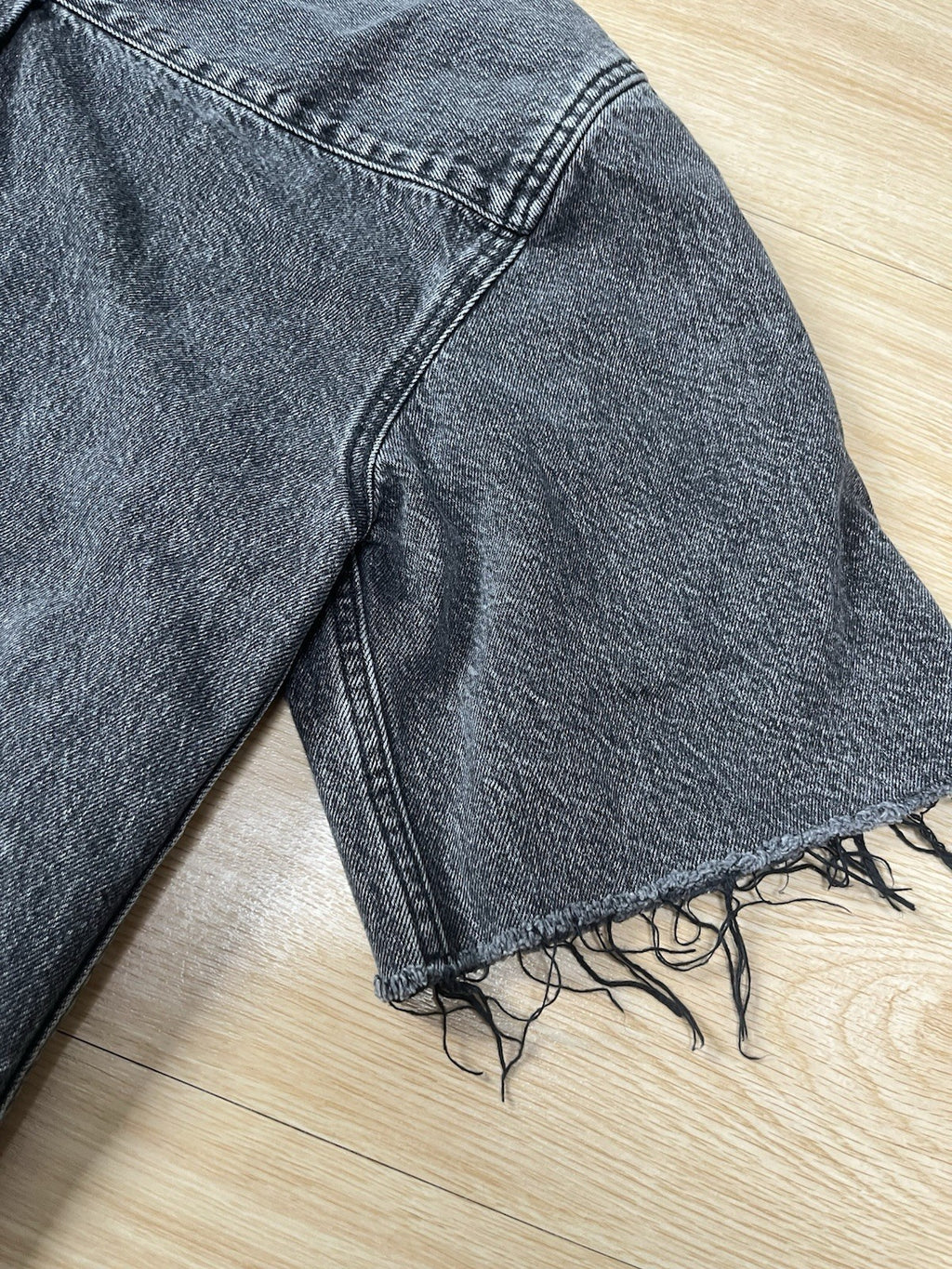 XS Vetements Levis oversized short sleeve denim shirt jacket