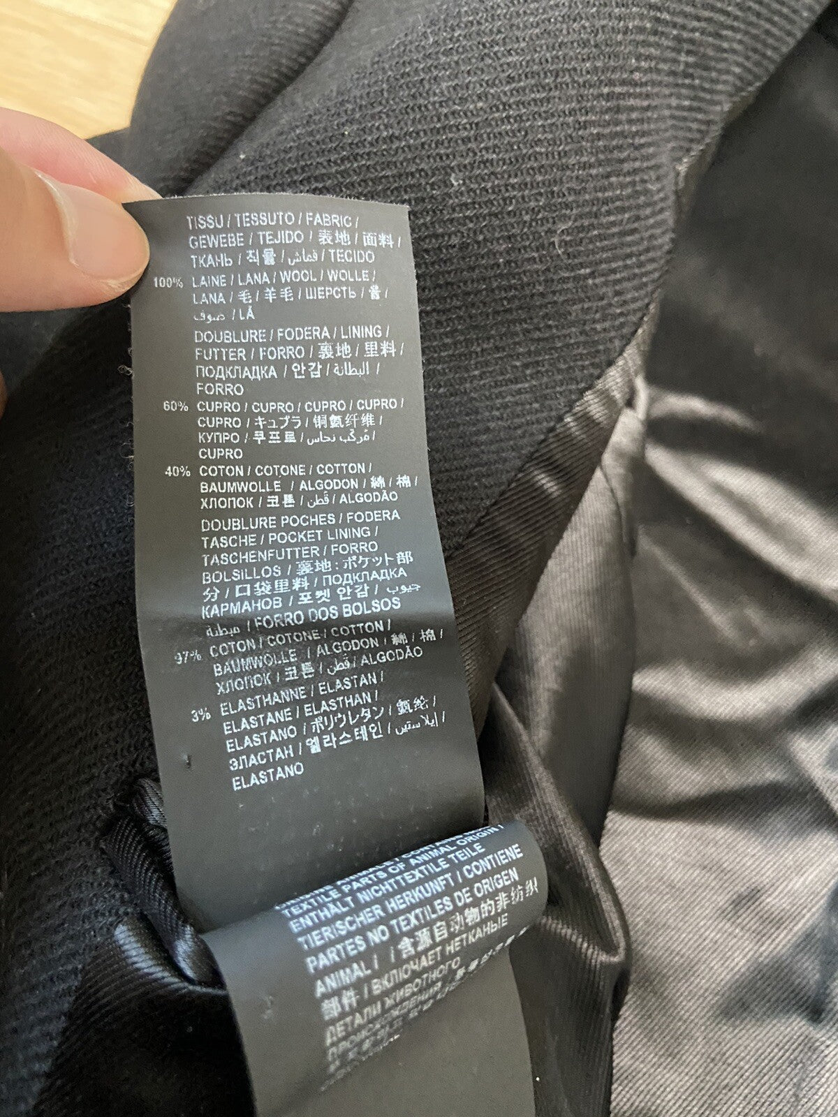 54 Saint Laurent fw22 hidden button heavy wool coat