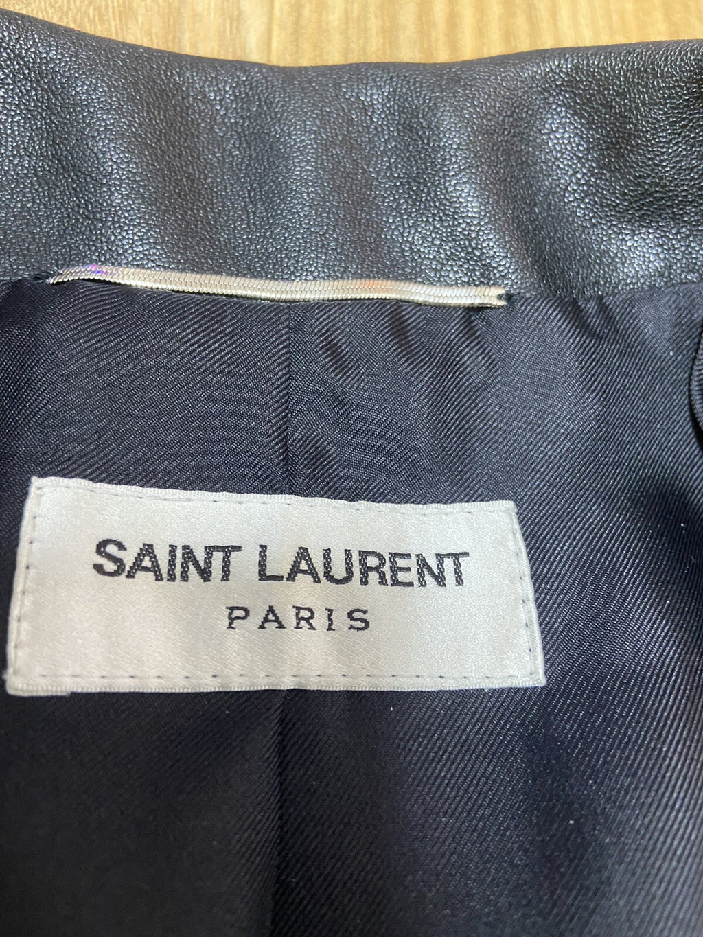 46 Saint laurent fringe leather jacket