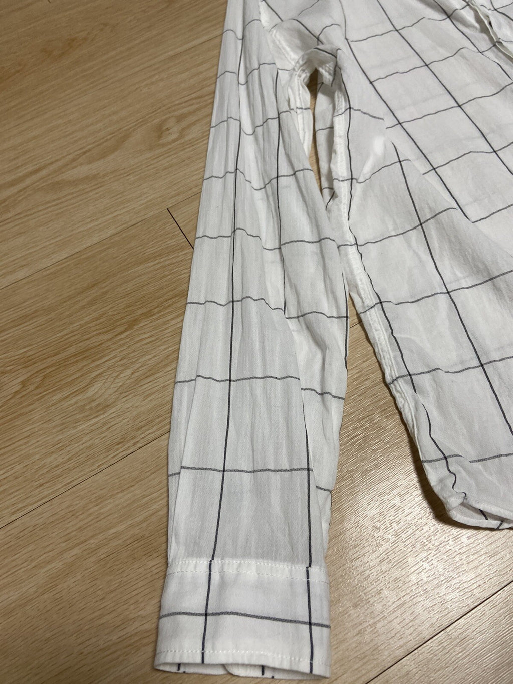 S Saint Laurent 2016 striped white shirt