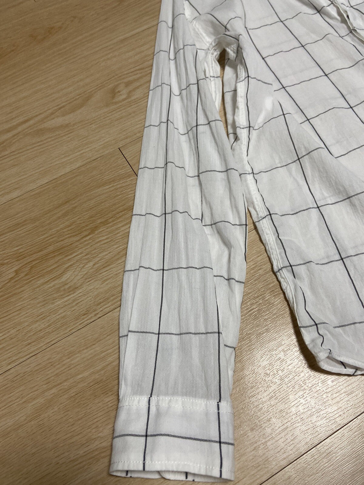 S Saint Laurent 2016 striped white shirt