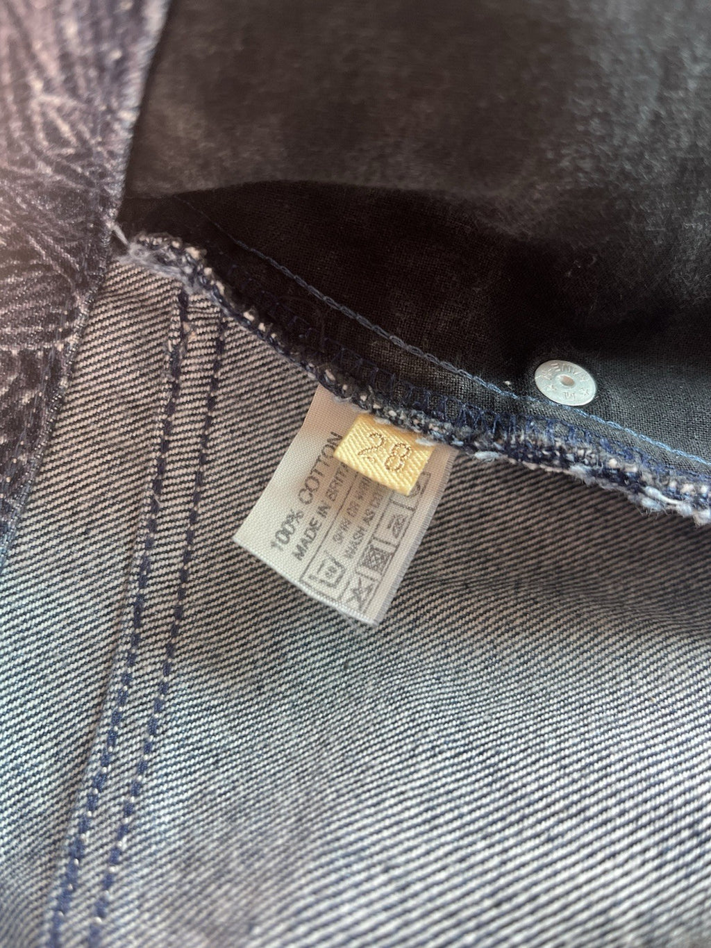 28 Vivienne Westwood Vintage 90s peacock Denim Pants Jeans