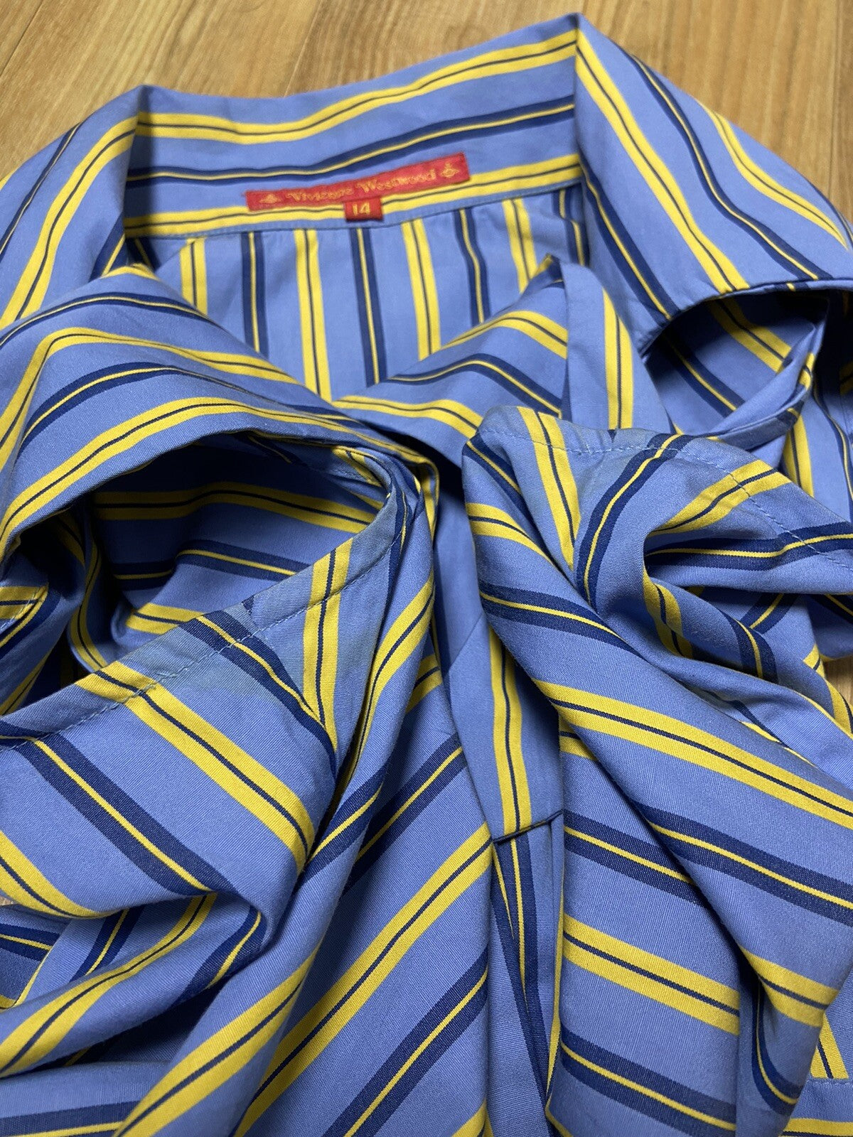14 Vivienne Westwood ss93 ribbon collar petal shirt jacket