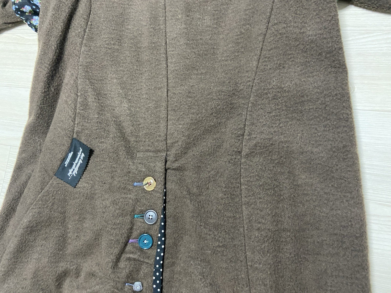 M Undercover aw04 BUT BEAUTIFUL Finale hand sewn coat