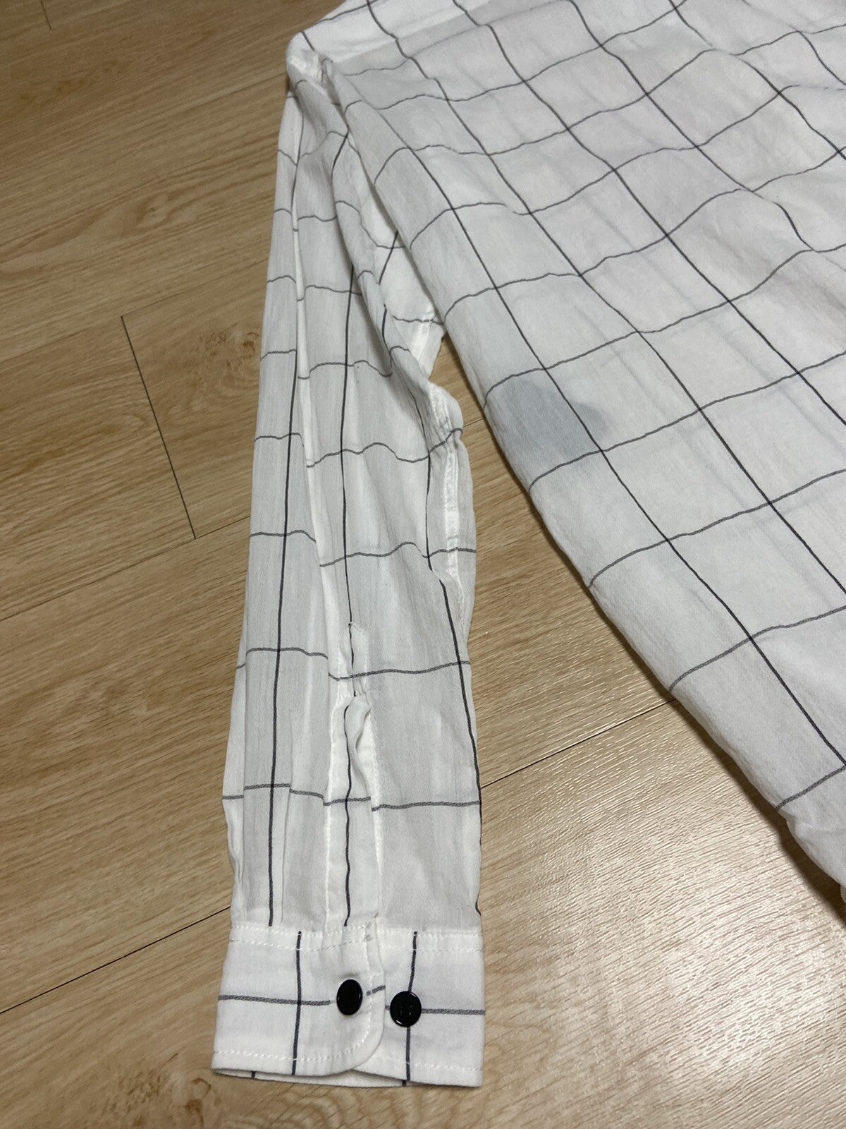 S Saint Laurent 2016 striped white shirt