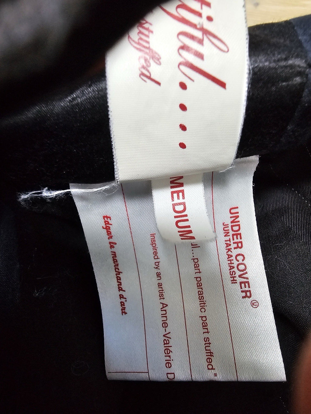M Undercover AW04 But Beautiful Six-button assymetric blazer jacket