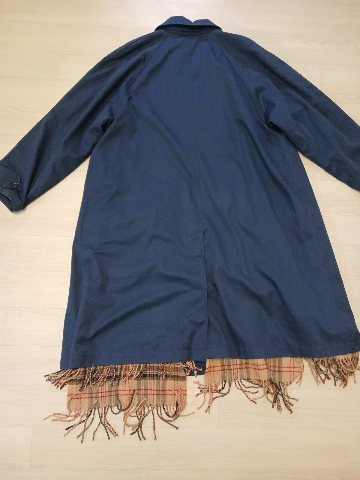 Xs Vetements reverisble Oversized scarf trench coat jacket