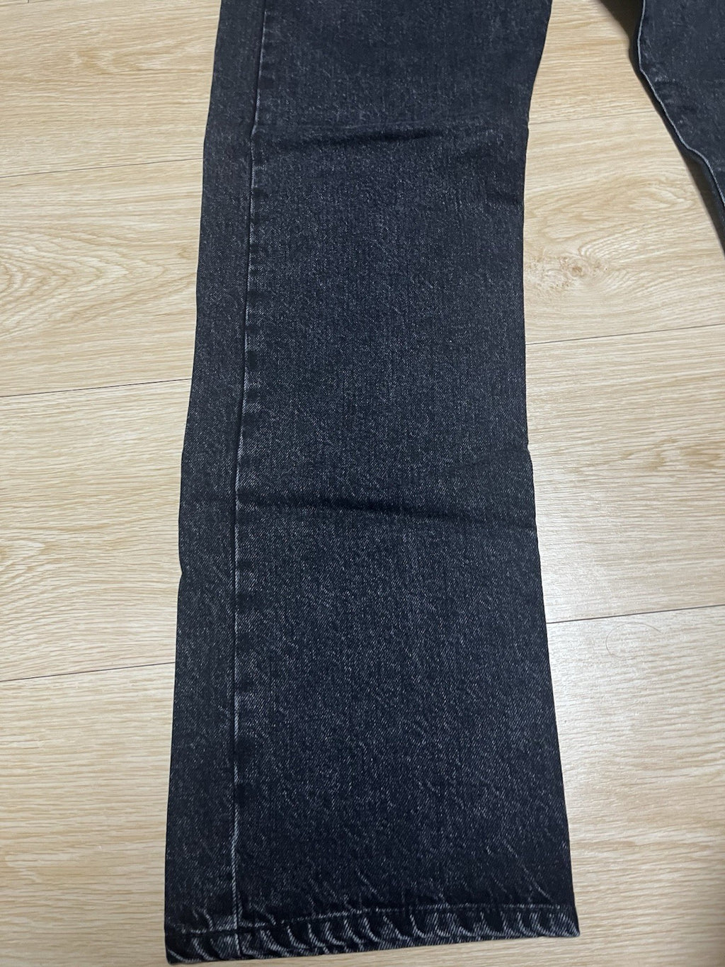 M Vetements SS20 crotch zip split HOMME denim pants jeans