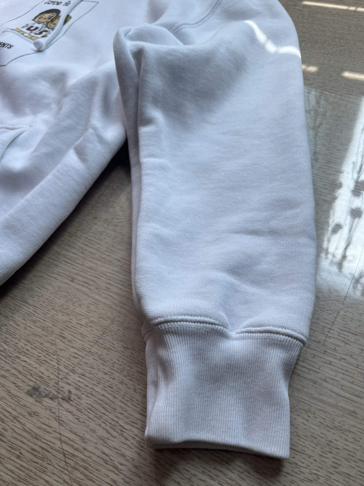 S Vetements love is us minikim oversized pull over hoodie