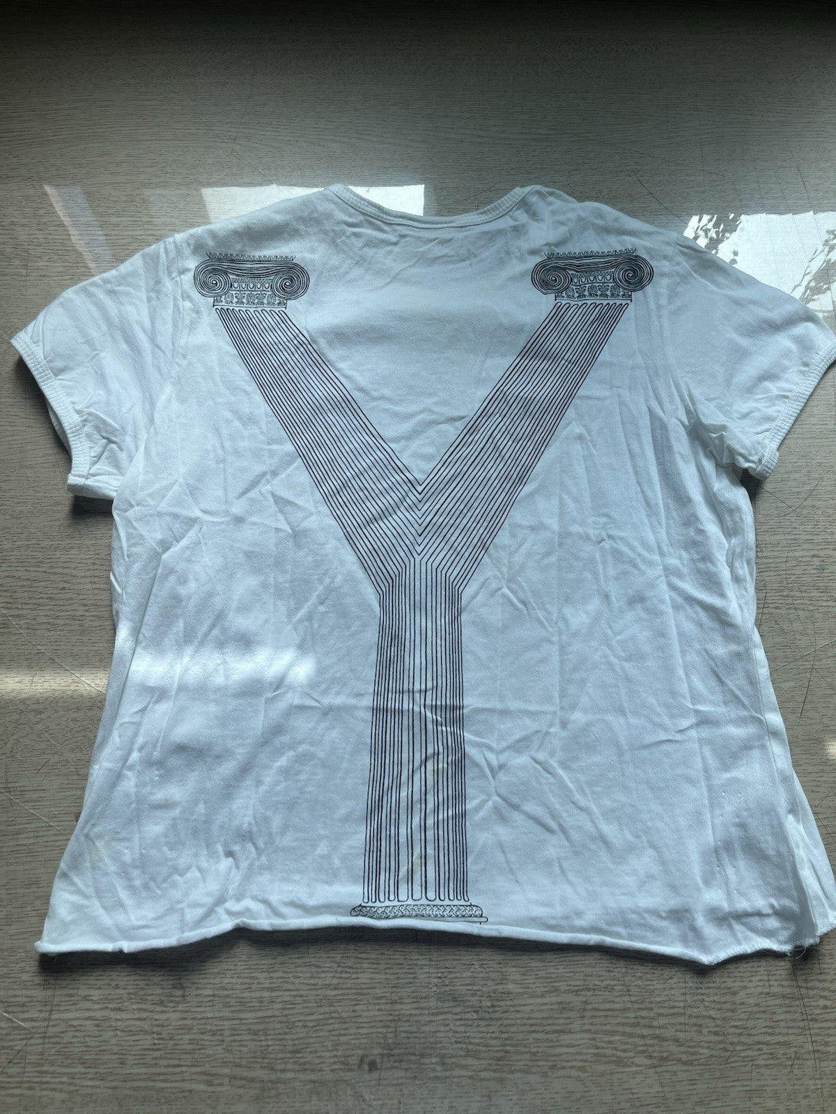 M Vivienne Westwood gold label orb logo cropped t shirt