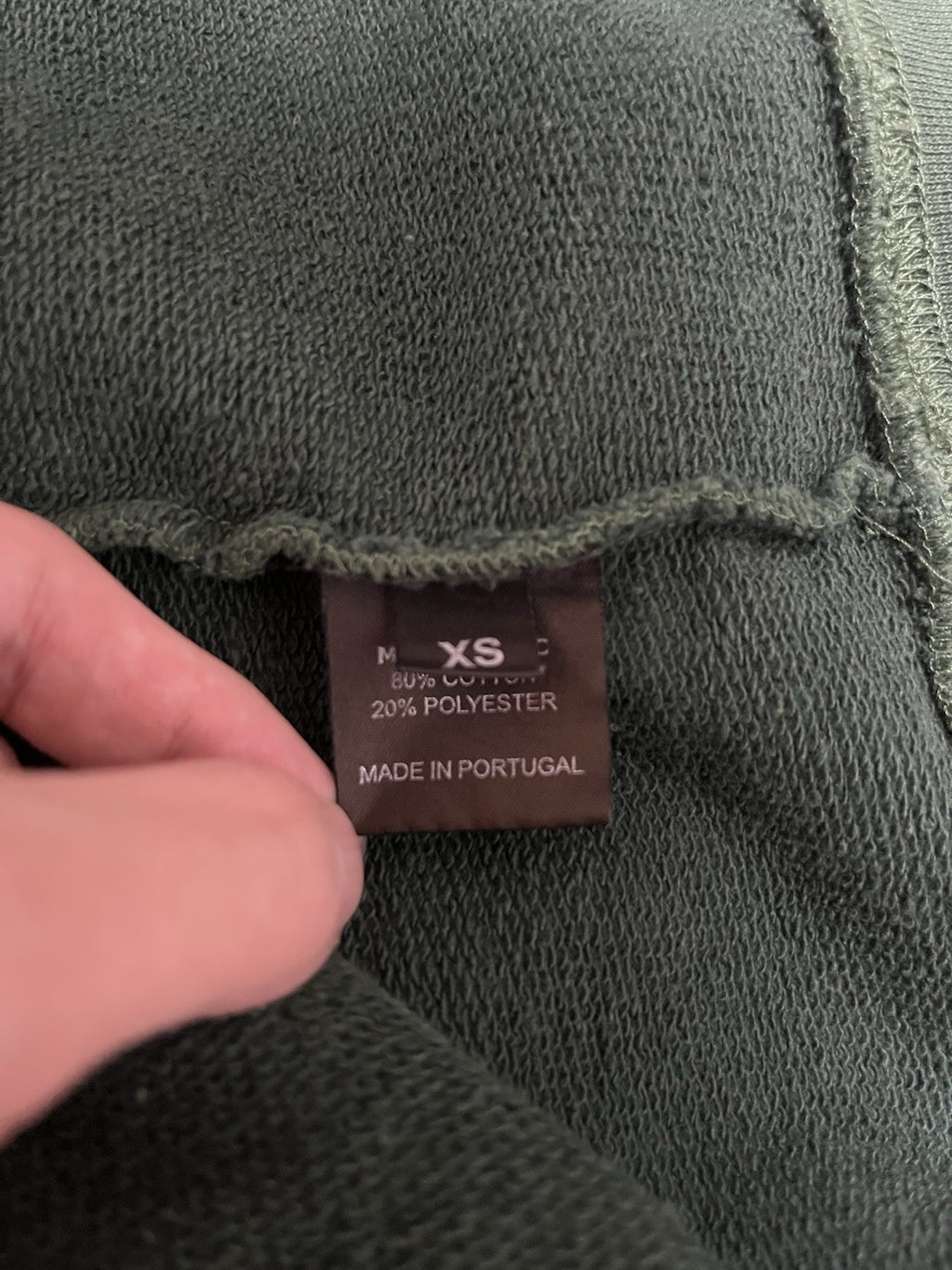 Xs Vetements ss16 Reversible Polizei crop oversized hoodie