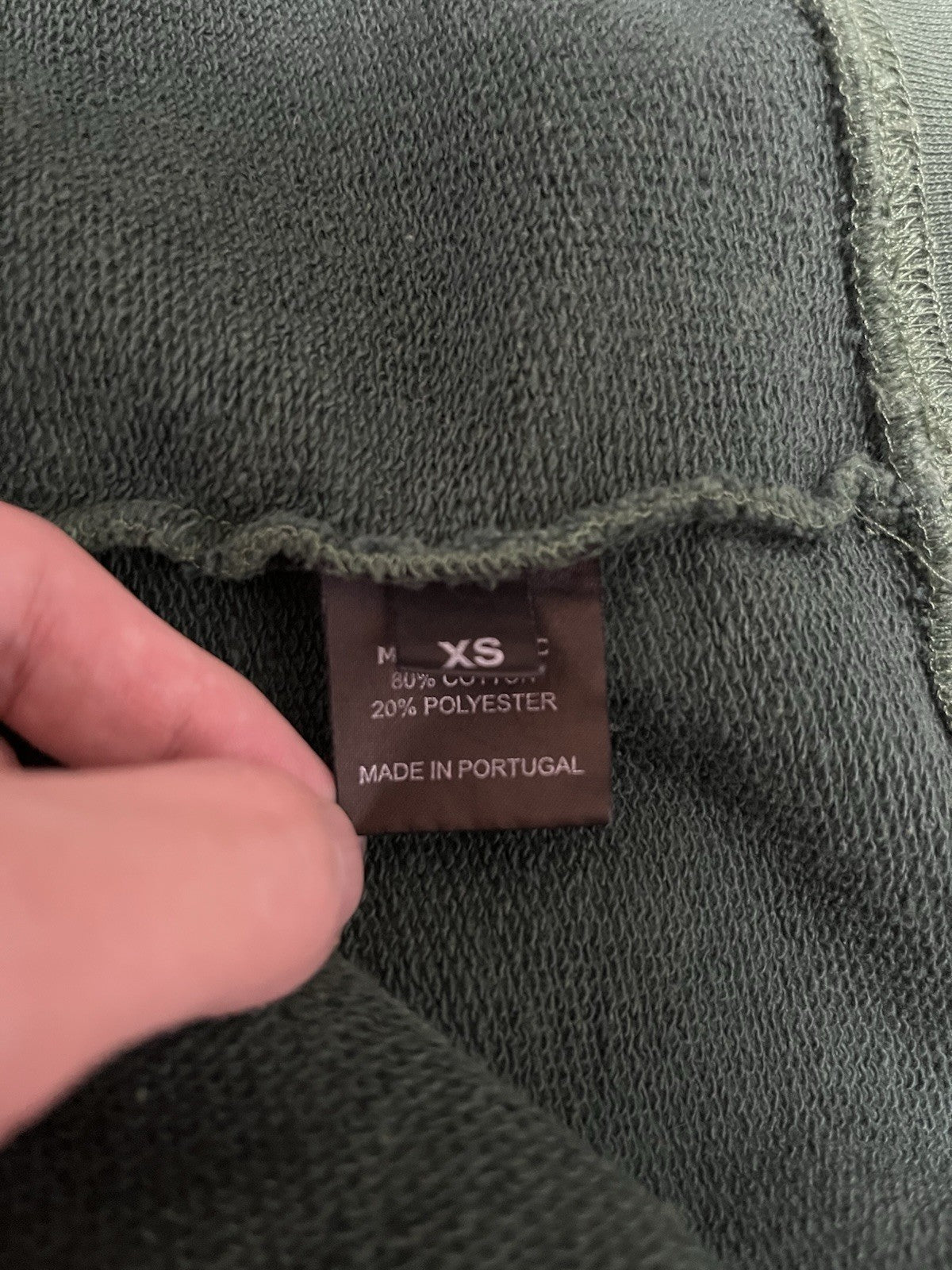 Xs Vetements ss16 Reversible Polizei crop oversized hoodie