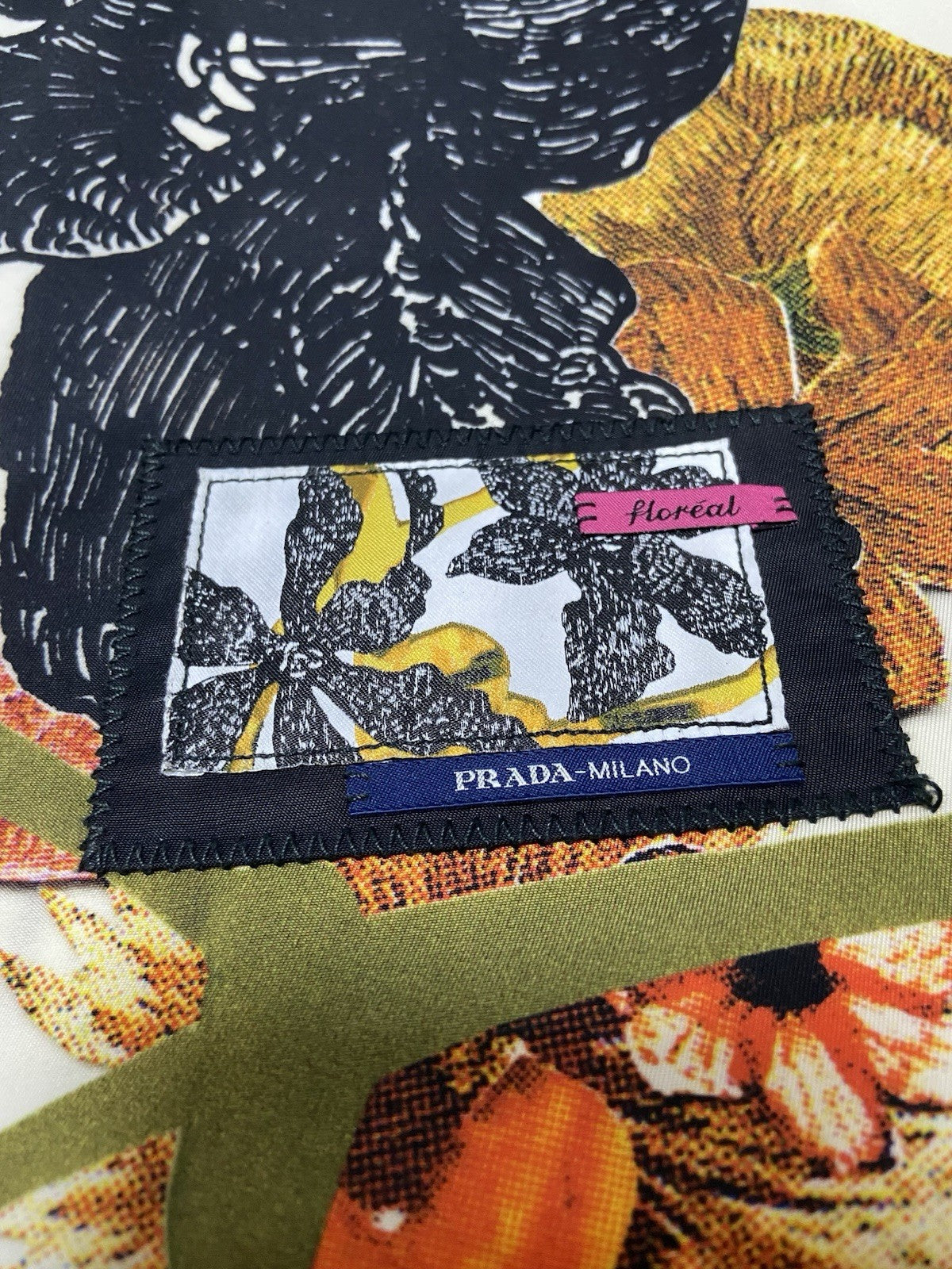 Prada ‘FLOREAL’ CHRISTOPHE CHEMIN hand bag
