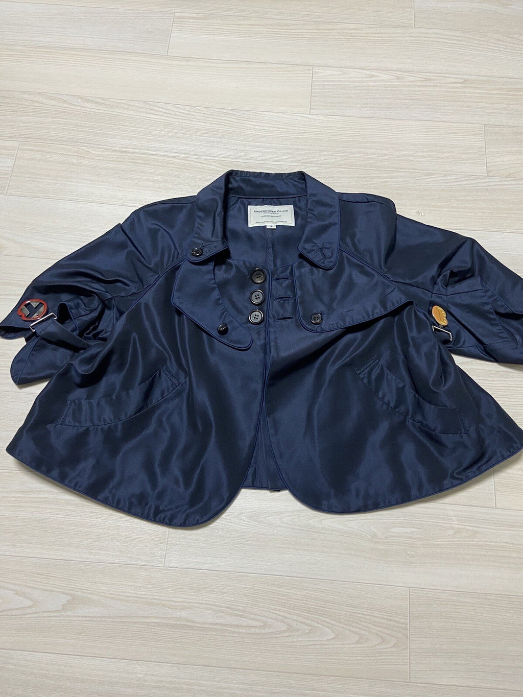 3 Undercover Archive ss08 Evil Apple belt Silk bolero jacket