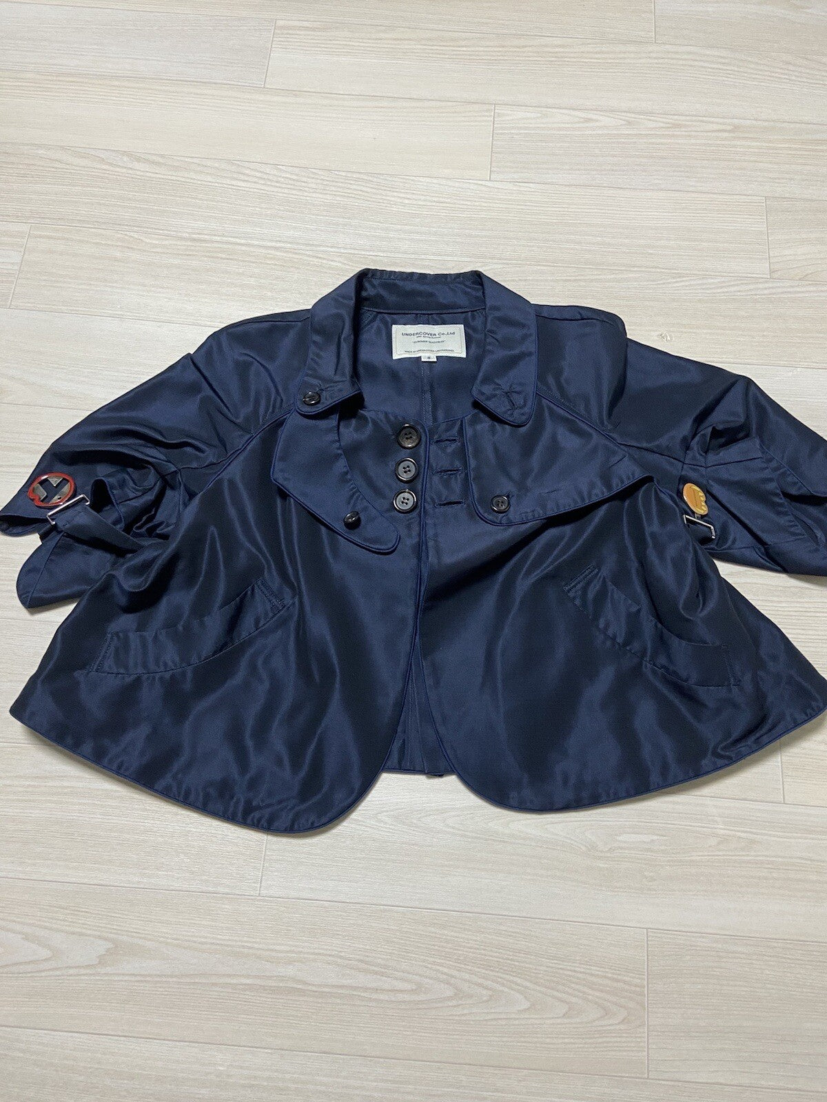 3 Undercover Archive ss08 Evil Apple belt Silk bolero jacket