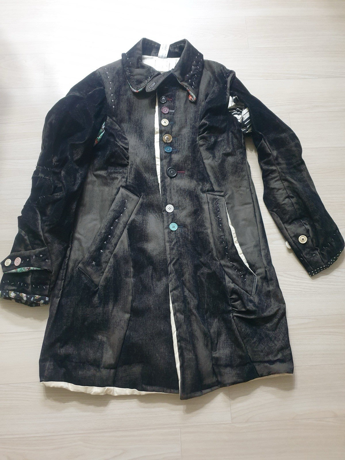 S Undercover aw04 BUT BEAUTIFUL hand sewn coat
