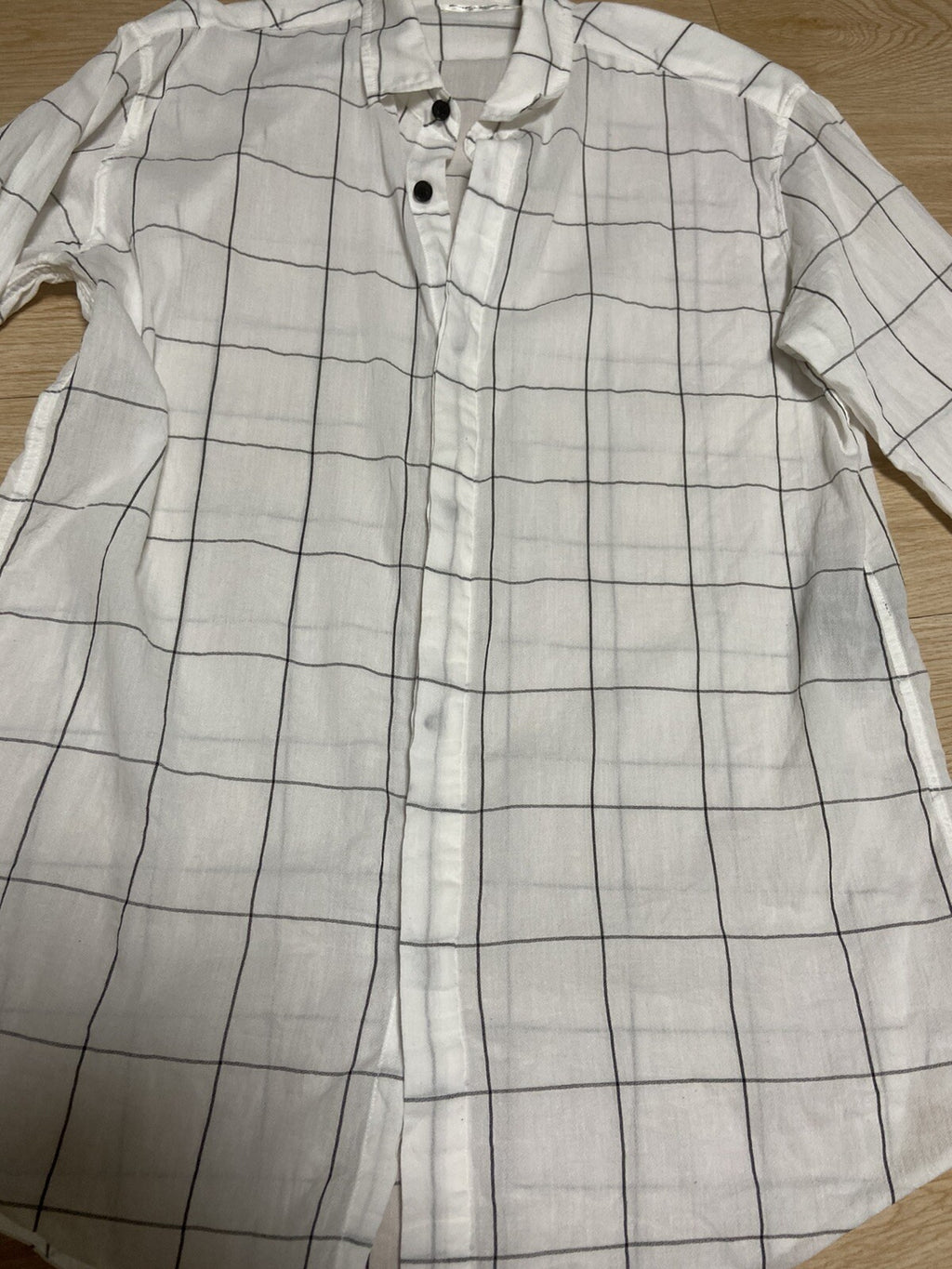 S Saint Laurent 2016 striped white shirt