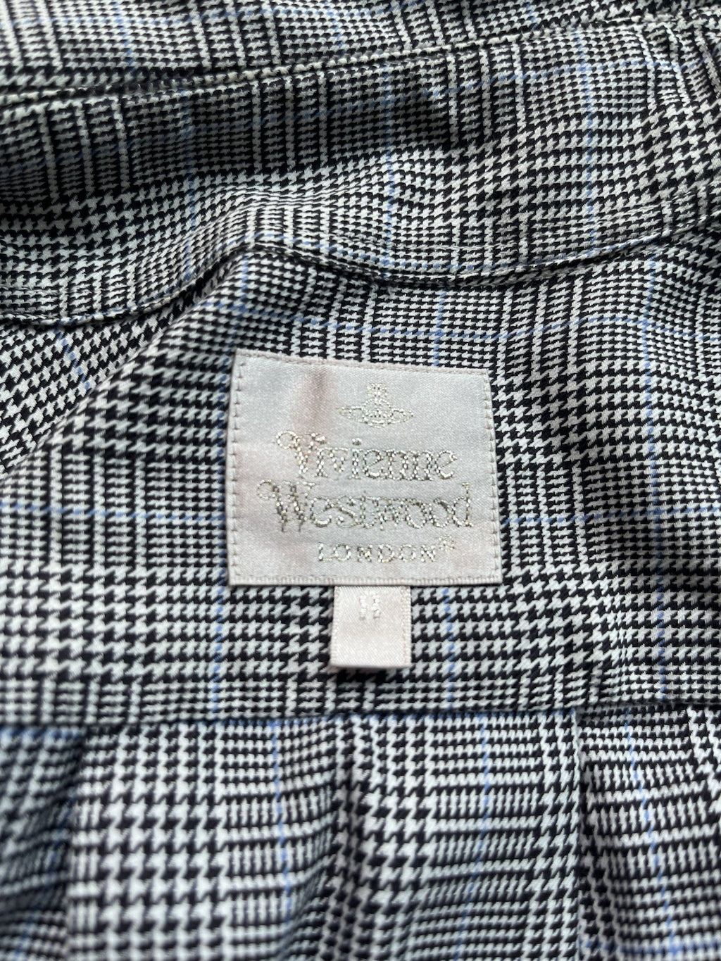 8 Vivienne westwood vintage Gold Label houndstooth button up shirt